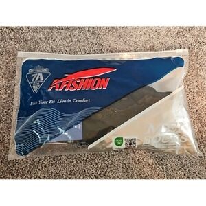 Afishion Men's Crew Sock 3 Pack Antibacterial Sweat Absorbent deodorizing. Med